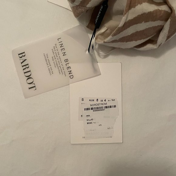 NALA MIDI DRESS IN BEIGE TIG - Picture 4 of 5